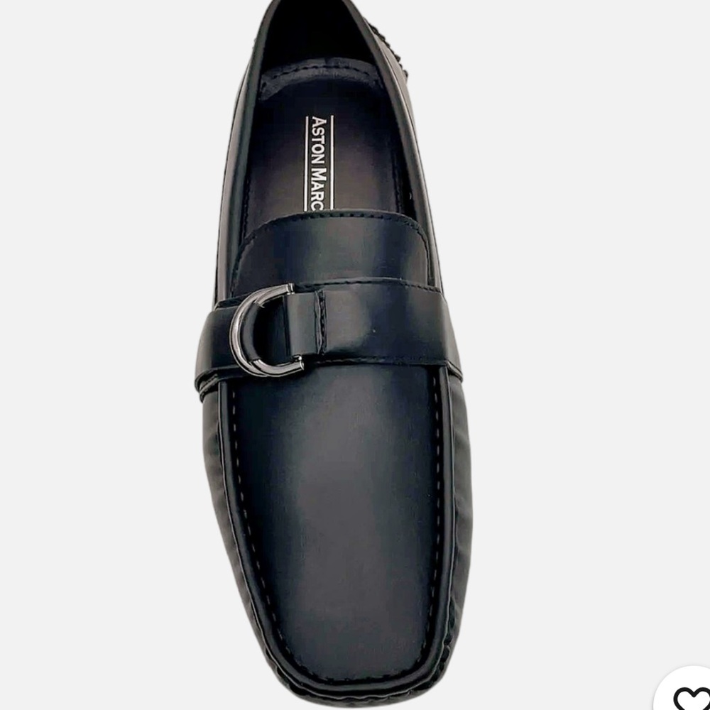 Aston Marc Black Men's Loafers size 13 new